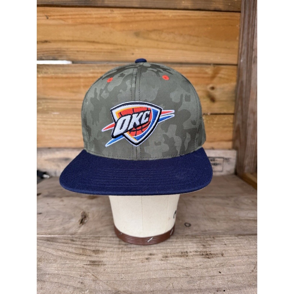 Mitchell & Ness Oklahoma City Thunder Hat Snapback Cap Camoflage OKC NBA Thunder
